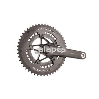 Bielas THM Clavicula SE Carbon Powermeter + Carbon-Ti X-CarboRing - Imagen 1