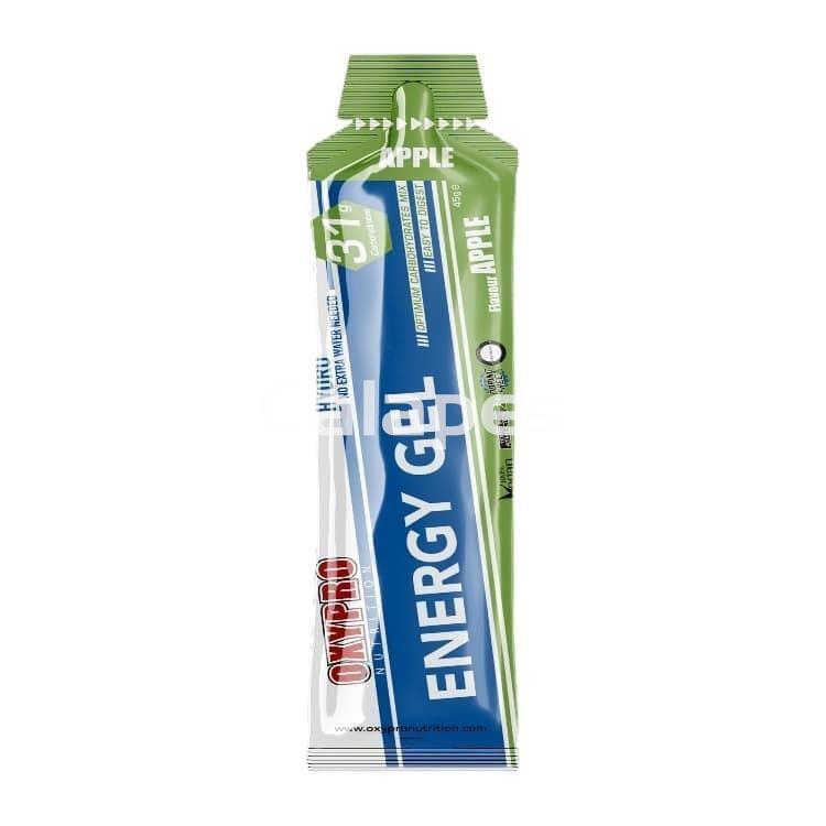 Caja de 30 unidades Oxypro Energy Gel Manzana sin Cafeína - 30 geles x 45 gr - Imagen 1