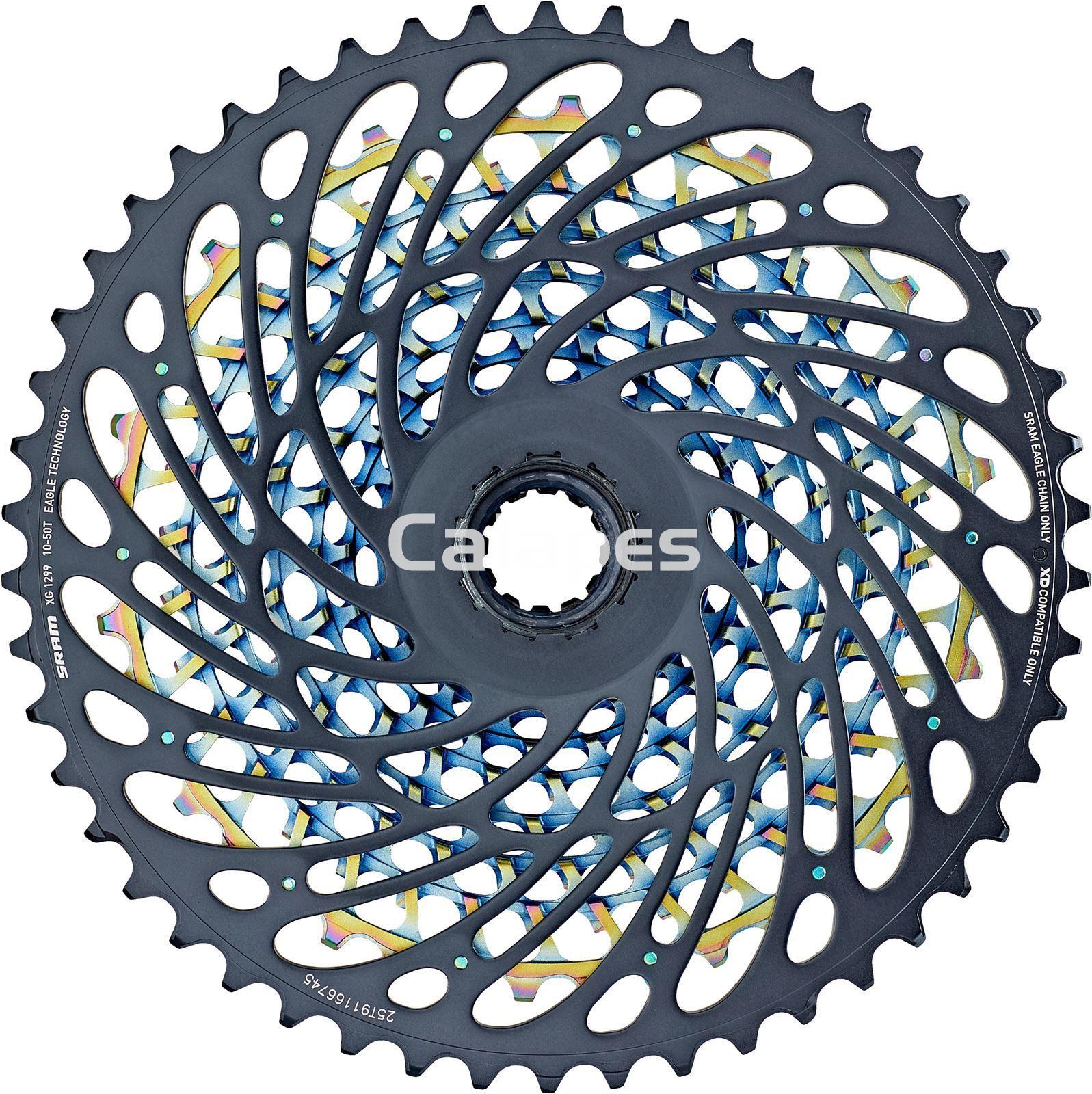 Cassette SRAM Eagle XG-1299 12v 10/50 Multicolor (Rainbow) - Imagen 2