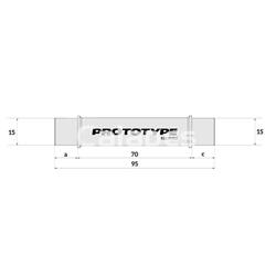 Eje PROTOTYPE Buje F – 100 (15 x 95 x 70) SPEED Disc - Imagen 1