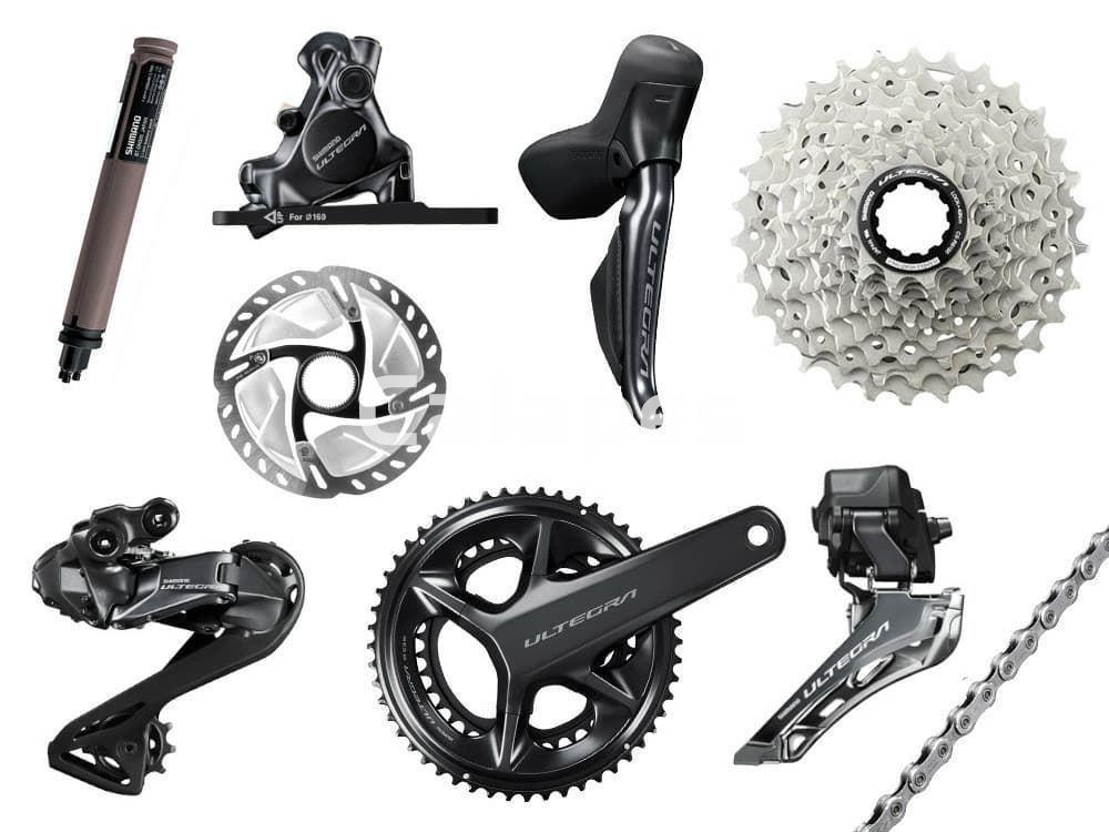 Grupo completo Shimano Ultegra Di2 R8100 Disc 2x12 - Imagen 1