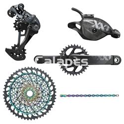 Grupo Sram XX1 Eagle 1x12v Rainbow mecánico - Imagen 1