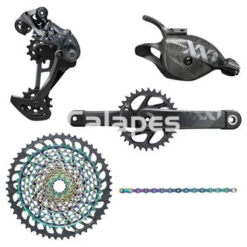 Grupo Sram XX1 Eagle 1x12v Rainbow mecánico - Imagen 1