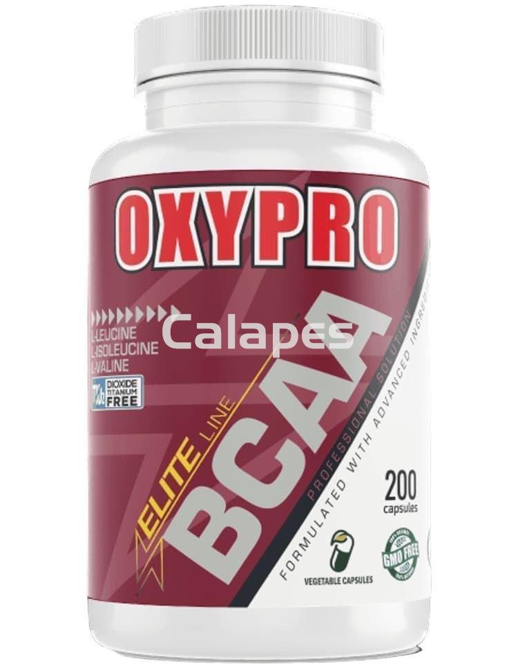 Oxypro BCAA 200 cápsulas vegetales - Imagen 1