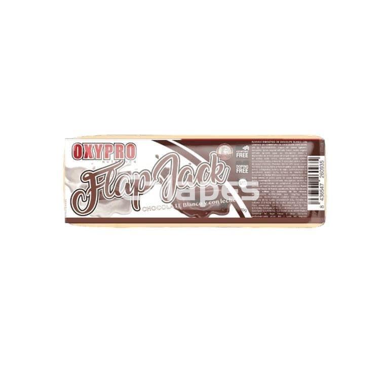 Oxypro Flap Jack Chocolate blanco (12 unidades) - Imagen 1