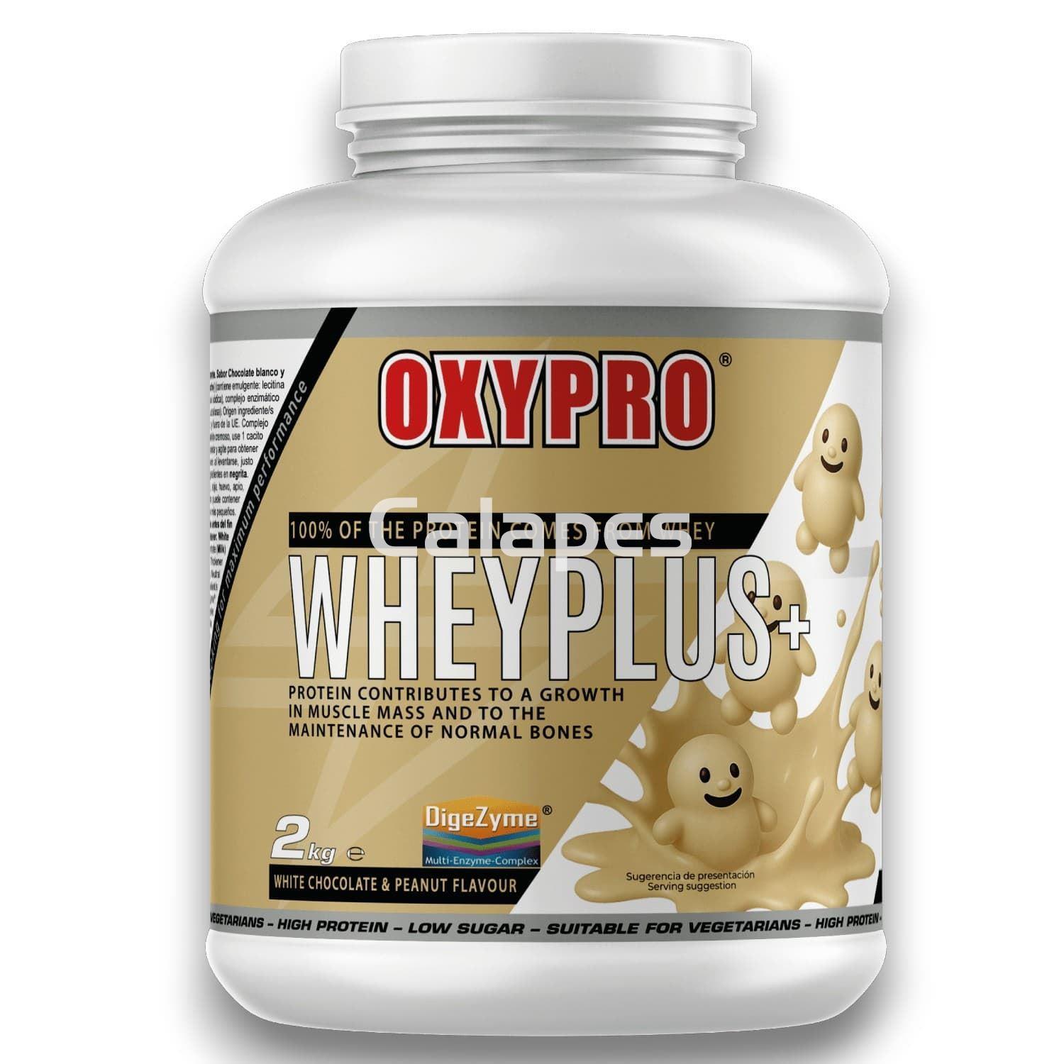 Oxypro WHEYPLUS+ con DigeZyme 2kg White chocolate & peanut - Imagen 1