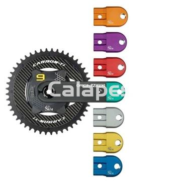 Potenciómetro SRM Origin Road PM9, Aero Aluminium, Carbon-Ti X-Single, SRAM Dub 12v - Imagen 1