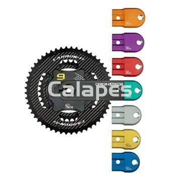 Potenciómetro SRM Origin Road PM9, Carbon-Ti AXS, Aero Aluminium, SRAM Dub 12v - Imagen 1