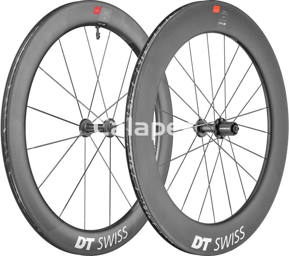 Ruedas DT Swiss ARC 1100 Dicut® Carbon 62mm/80mm Disc CL - Imagen 1