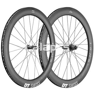 Ruedas DT Swiss HEC 1400 Spline 62 HYBRID Carbon - Imagen 1