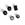 Set de 4 tornillos SIGEYI 7.5mm de araña a plato MTB - Imagen 1