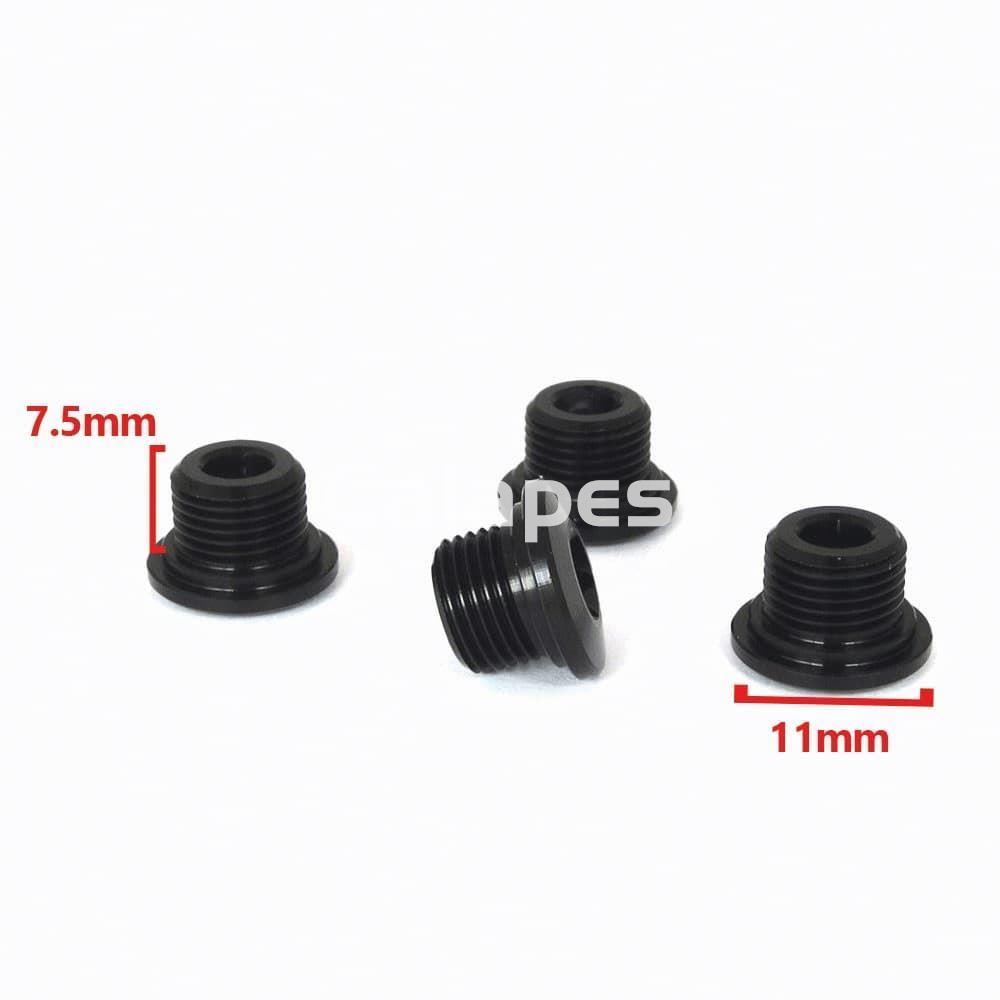 Set de 4 tornillos SIGEYI 7.5mm de araña a plato MTB - Imagen 2