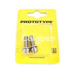Tornillos de titanio para tija Prototype Physis M6 x 37/47mm - Imagen 1