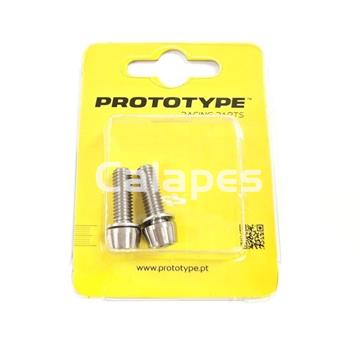 Tornillos de titanio para tija Prototype Physis M6 x 37/47mm - Imagen 1