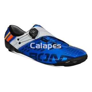 Zapatillas Bont Helix Metallic Blue / White - Imagen 1
