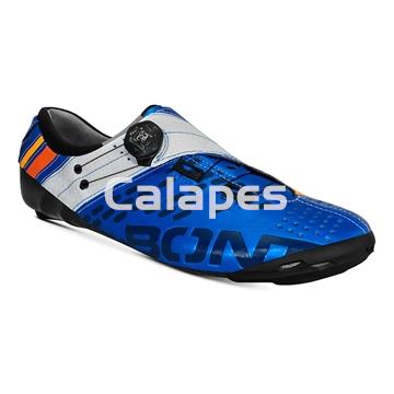 Zapatillas Bont Helix Metallic Blue / White - Imagen 1