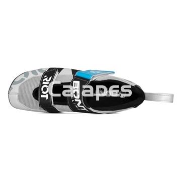 Zapatillas Bont Riot TR+ Pearl White/Black - Imagen 2