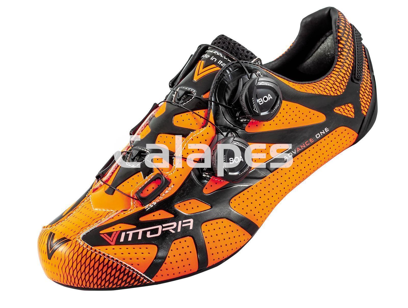 Zapatillas Vittoria Ikon Carbon Road color naranja - Imagen 1